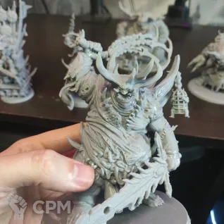 Описание картинки Mortarion и демоны нургла от  по цене 2 500руб | Свободный Рынок Миниатюр - СРМ