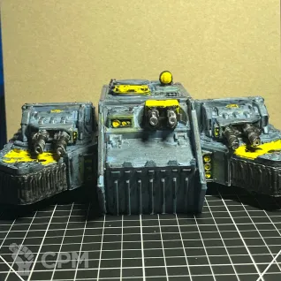 Описание картинки Land Raider Space Wolves от Etogetto по цене 100руб | Свободный Рынок Миниатюр - СРМ