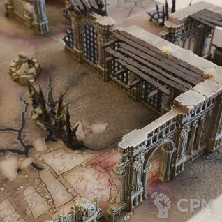 Описание картинки Ruins and Bell Tower Terrain от Nathan Holn по цене 100руб | Свободный Рынок Миниатюр - СРМ