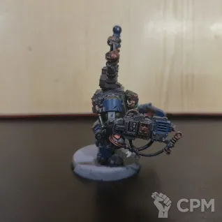 Описание картинки Big Mek In Mega Armour от JV A по цене 500руб | Свободный Рынок Миниатюр - СРМ