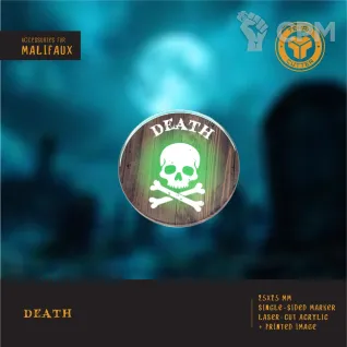 Описание картинки Malifaux Death от TerraCutter по цене 35руб | Свободный Рынок Миниатюр - СРМ