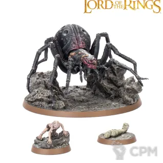 Описание картинки The Lord of the Rings The Path of Cirith Ungol Shelob &amp; Gollum (2026) от WastelandMiniatures по цене 750руб | Свободный Рынок Миниатюр - СРМ