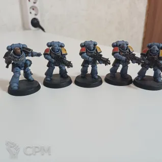 Описание картинки Intercessor squad от Agnirawer по цене 100руб | Свободный Рынок Миниатюр - СРМ