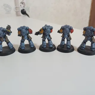 Описание картинки Intercessor squad от Agnirawer по цене 100руб | Свободный Рынок Миниатюр - СРМ