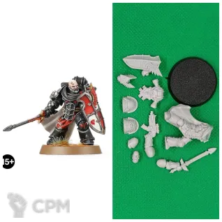 Описание картинки Претор Темных Ангелов от Templar Forge по цене 100руб | Свободный Рынок Миниатюр - СРМ