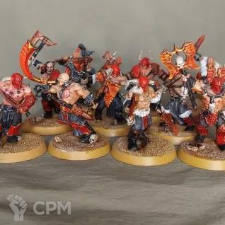 Описание картинки Bloodbound Bloodreavers от artifactorum по цене 1 900руб | Свободный Рынок Миниатюр - СРМ