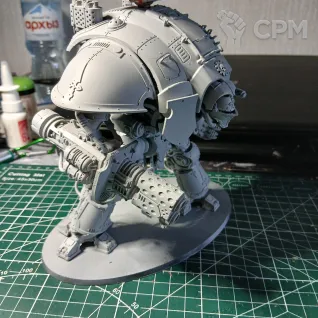 Описание картинки Knight questoris от Magos Alpharius01010 по цене 500руб | Свободный Рынок Миниатюр - СРМ