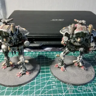 Описание картинки Armigers warglaives от Magos Alpharius01010 по цене 500руб | Свободный Рынок Миниатюр - СРМ