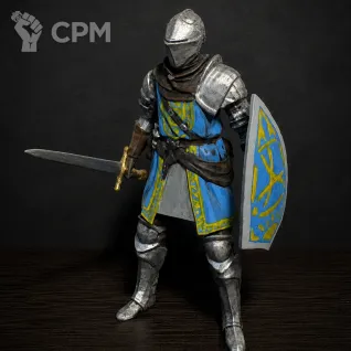 Описание картинки Покрашенный Рыцарь Асторы Dark Souls (Oscar of Astora) от yastr3b по цене 100руб | Свободный Рынок Миниатюр - СРМ