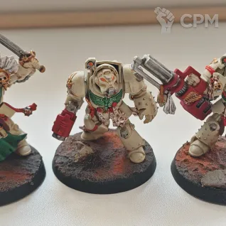 Описание картинки Warhammer 40K Dark Angels Deathwing Terminators от  по цене 500руб | Свободный Рынок Миниатюр - СРМ