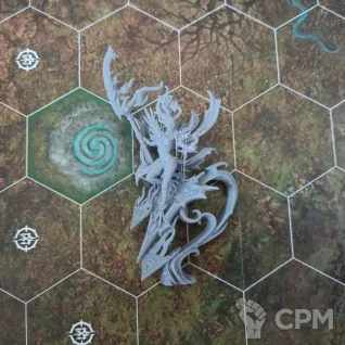 Описание картинки Magister on disc of Tzeentch от GUNBURGER по цене 150руб | Свободный Рынок Миниатюр - СРМ