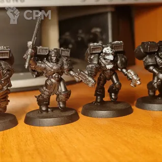 Описание картинки Кайваан Шрайк миниатюр Космодесанта (Space Marines / Raven Guard) от Gimliman по цене 2 000руб | Свободный Рынок Миниатюр - СРМ