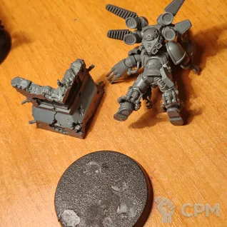 Описание картинки Кайваан Шрайк миниатюр Космодесанта (Space Marines / Raven Guard) от Gimliman по цене 2 000руб | Свободный Рынок Миниатюр - СРМ