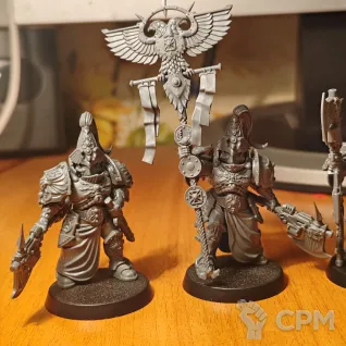 Описание картинки Лот Adeptus Custodes (Warhammer 40k) — Кустодии / Адептус Кустодес от Gimliman по цене 2 500руб | Свободный Рынок Миниатюр - СРМ