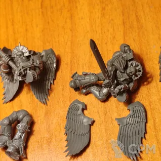 Описание картинки Оригинальные Blood Angels Sanguinary Guard от Gimliman по цене 1 500руб | Свободный Рынок Миниатюр - СРМ