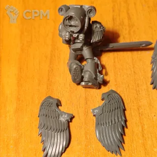 Описание картинки Оригинальные Blood Angels Sanguinary Guard от Gimliman по цене 1 500руб | Свободный Рынок Миниатюр - СРМ