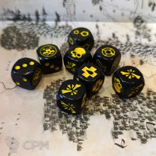 Описание картинки Кубы necromunda от skibin.t по цене 1 000руб | Свободный Рынок Миниатюр - СРМ