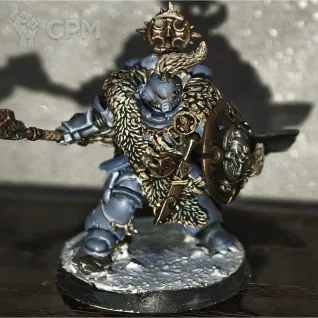 Описание картинки Wolf Guard Battle Leader оригинал от 5lKnite  по цене 400руб | Свободный Рынок Миниатюр - СРМ