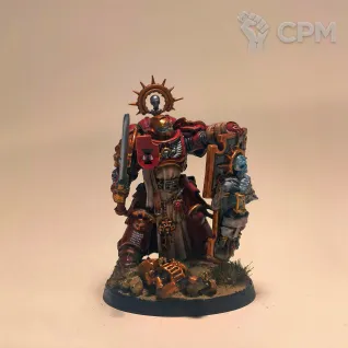 Описание картинки Captain with relic shield покрас от No1se knight по цене 600руб | Свободный Рынок Миниатюр - СРМ