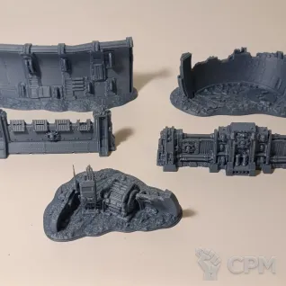 Описание картинки Набор террейна Адептус механикус от 3d_Bear по цене 200руб | Свободный Рынок Миниатюр - СРМ