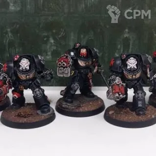 Описание картинки Crux terminator + покрас на выбор от No1se knight по цене 3 500руб | Свободный Рынок Миниатюр - СРМ