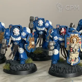 Описание картинки Crux terminator + покрас на выбор от No1se knight по цене 3 500руб | Свободный Рынок Миниатюр - СРМ