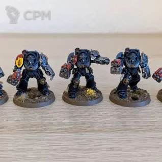Описание картинки Crux terminator + покрас на выбор от No1se knight по цене 3 500руб | Свободный Рынок Миниатюр - СРМ