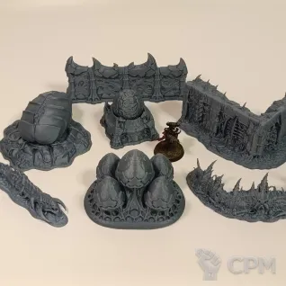 Описание картинки Террейн тиранид от 3d_Bear по цене 500руб | Свободный Рынок Миниатюр - СРМ