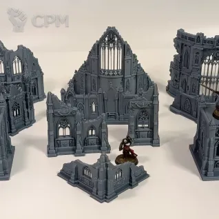 Описание картинки Набор террейна Adepta Sororitas от 3d_Bear по цене 1 000руб | Свободный Рынок Миниатюр - СРМ