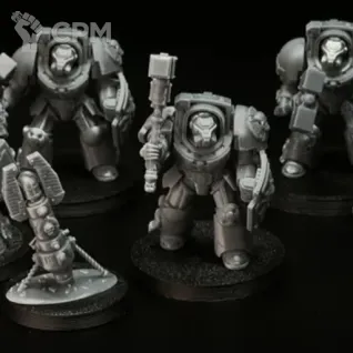 Описание картинки Crux terminator + покрас на выбор от No1se knight по цене 3 500руб | Свободный Рынок Миниатюр - СРМ