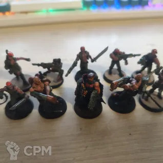 Описание картинки Толпа Catachan jungle fighters от Shopot по цене 1 000руб | Свободный Рынок Миниатюр - СРМ