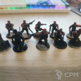 Описание картинки Толпа Catachan jungle fighters от Shopot по цене 1 000руб | Свободный Рынок Миниатюр - СРМ