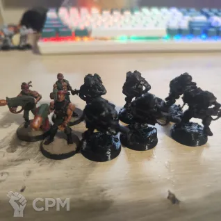 Описание картинки Толпа Catachan jungle fighters от Shopot по цене 1 000руб | Свободный Рынок Миниатюр - СРМ