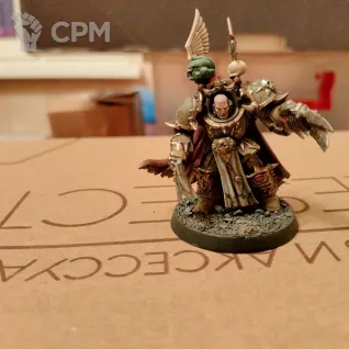 Описание картинки Chaos Lord in Terminator Armour от Bonss по цене 100руб | Свободный Рынок Миниатюр - СРМ