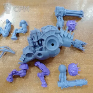 Описание картинки Chaos Space Marines: Forgefiend от Zikzak по цене 800руб | Свободный Рынок Миниатюр - СРМ