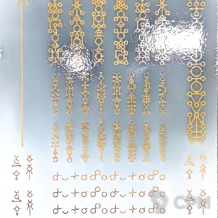 Описание картинки Necron Transfer Sheet 1шт. от Zversh по цене 100руб | Свободный Рынок Миниатюр - СРМ