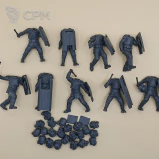 Описание картинки Imperial riot team от PocketSized Prints по цене 450руб | Свободный Рынок Миниатюр - СРМ