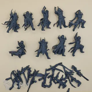 Описание картинки Redmakers Dark Elves от PocketSized Prints по цене 500руб | Свободный Рынок Миниатюр - СРМ