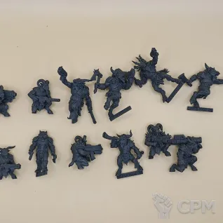 Описание картинки Beastmens от PocketSized Prints по цене 400руб | Свободный Рынок Миниатюр - СРМ