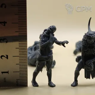 Описание картинки Techno barbarian Necromants от PocketSized Prints по цене 500руб | Свободный Рынок Миниатюр - СРМ