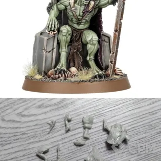 Описание картинки Abhorrant Ghoul King with crow of delusion от Возняк Георгий по цене 500руб | Свободный Рынок Миниатюр - СРМ