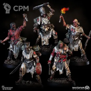 Описание картинки Penitient Crusade от PocketSized Prints по цене 500руб | Свободный Рынок Миниатюр - СРМ