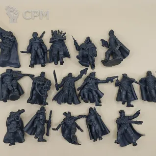 Описание картинки Tanith ghosts squad от PocketSized Prints по цене 500руб | Свободный Рынок Миниатюр - СРМ