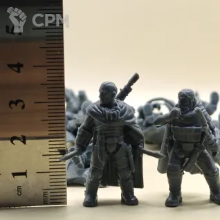 Описание картинки Tanith ghosts squad от PocketSized Prints по цене 500руб | Свободный Рынок Миниатюр - СРМ
