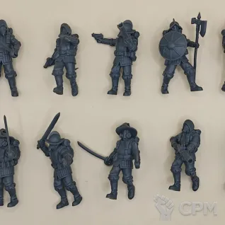 Описание картинки Conquistadors squad от PocketSized Prints по цене 500руб | Свободный Рынок Миниатюр - СРМ