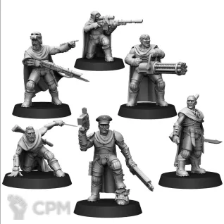 Описание картинки Tanith ghosts squad от PocketSized Prints по цене 500руб | Свободный Рынок Миниатюр - СРМ