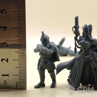 Описание картинки Rogue trader with retinue от PocketSized Prints по цене 400руб | Свободный Рынок Миниатюр - СРМ