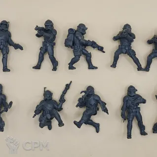 Описание картинки Mountain clone troopers от PocketSized Prints по цене 500руб | Свободный Рынок Миниатюр - СРМ