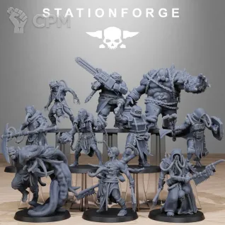 Описание картинки Renegades Butchers от PocketSized Prints по цене 500руб | Свободный Рынок Миниатюр - СРМ