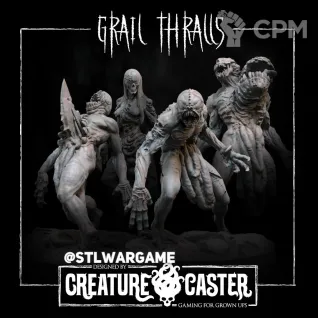 Описание картинки Grail Thralls от PocketSized Prints по цене 450руб | Свободный Рынок Миниатюр - СРМ